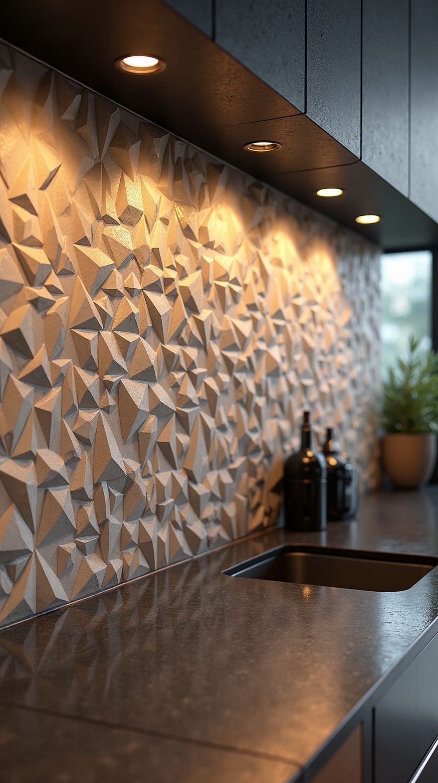 dimensional sculptural tactile dramatic