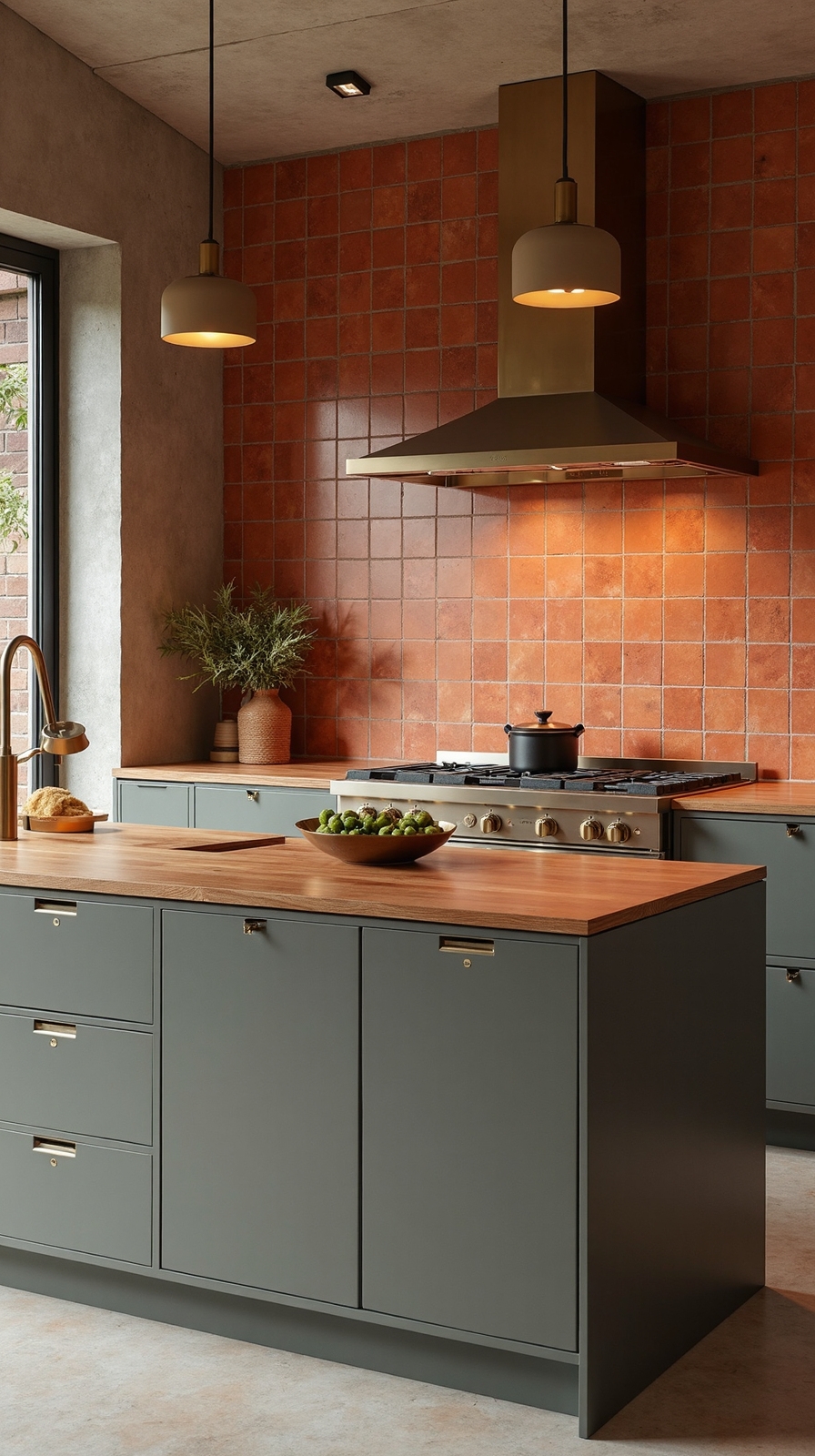 dimensional welcoming kitchen island accent