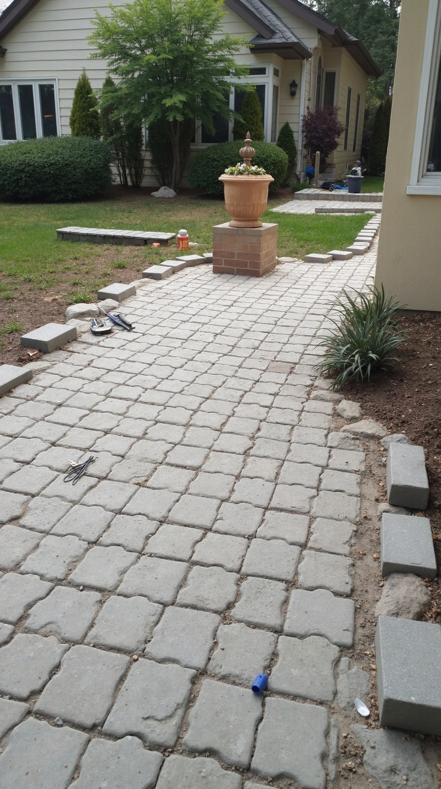 diy friendly interlocking paver installation