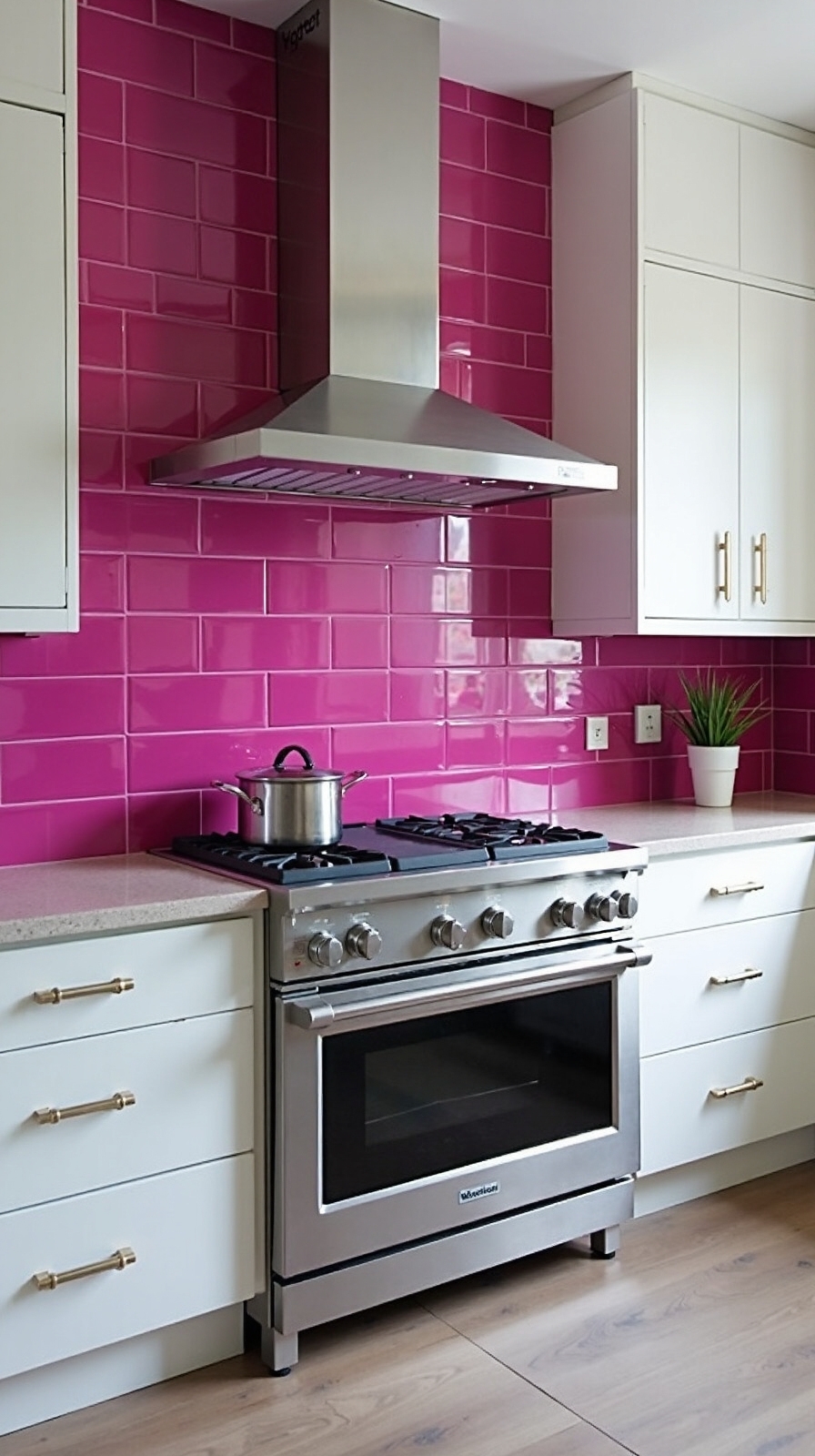 dramatic culinary theater statement splashback