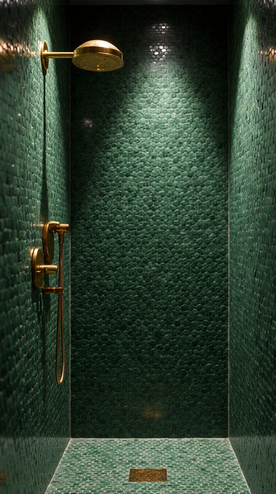 dramatic luxurious flexible sophisticated shower design
