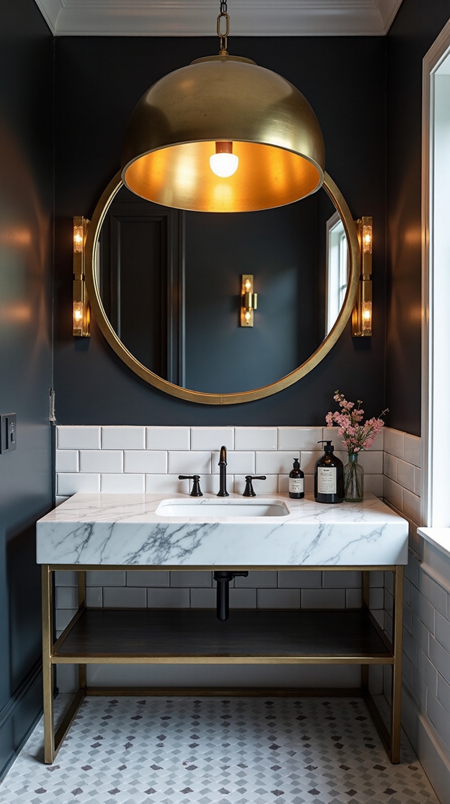 dramatic monochrome lighting statement pieces