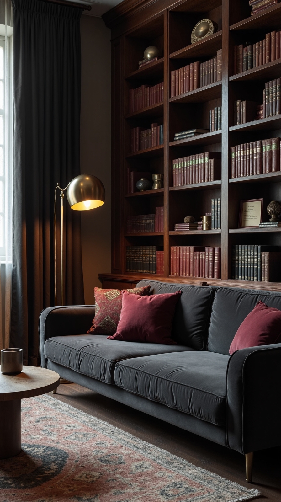 dramatic moody sophisticated scholarly