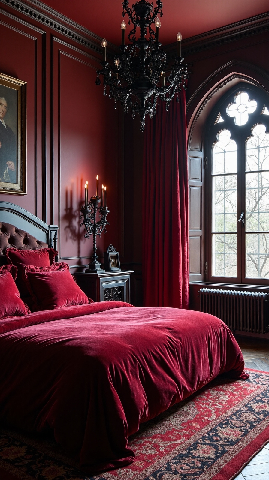 dramatic romantic mysterious opulent