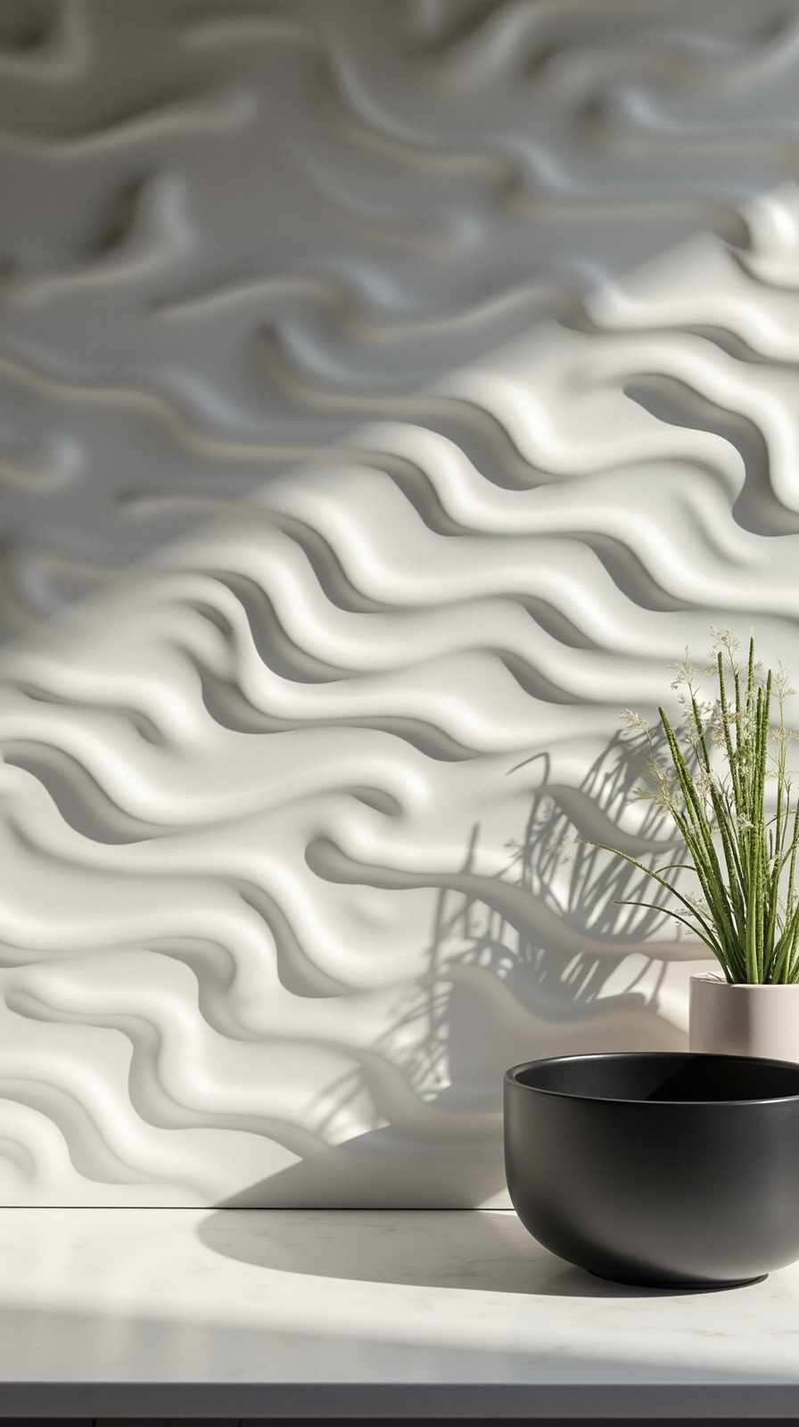 dramatic sculptural visual movement