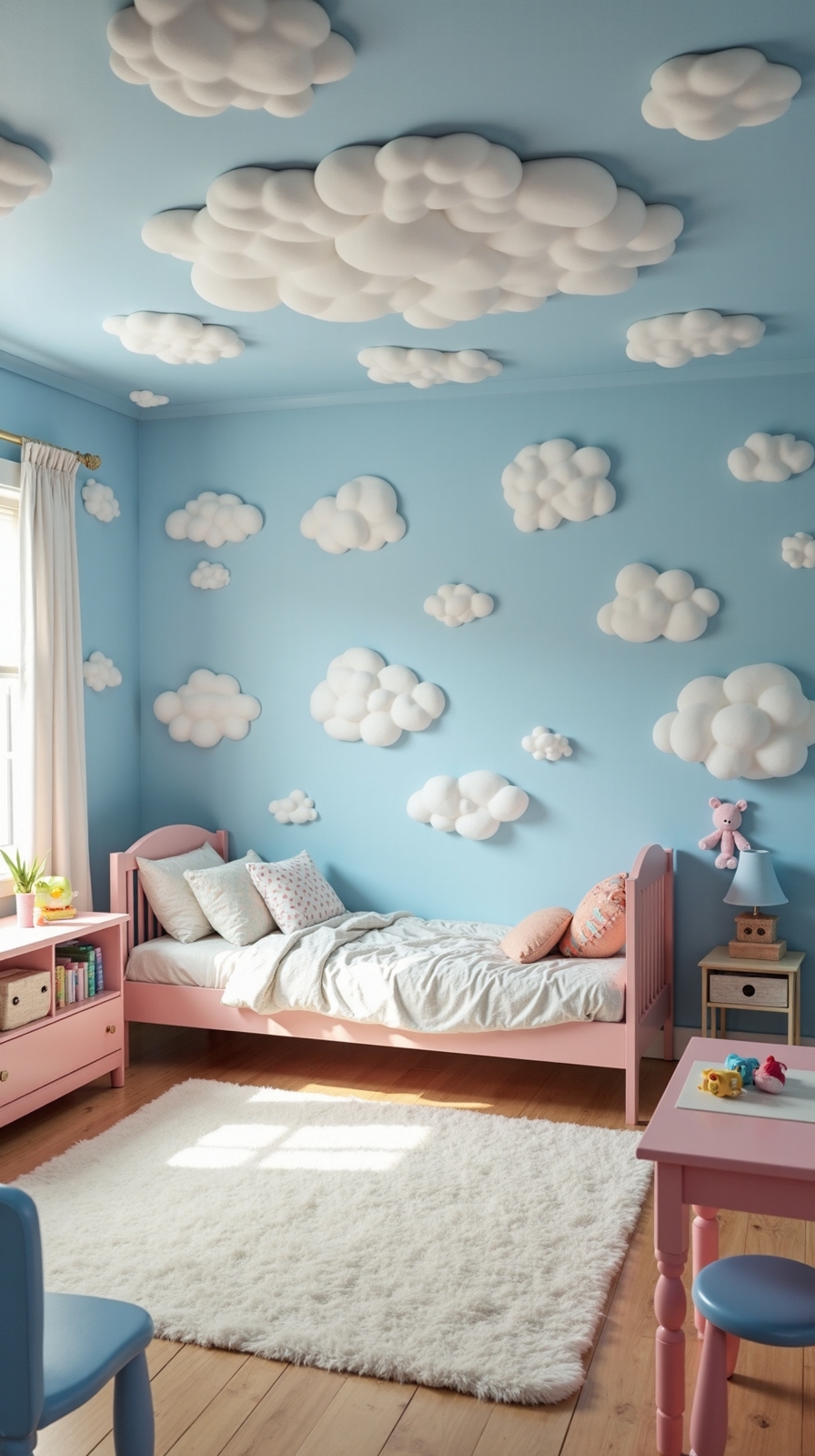 dreamy enchanting imaginative dimensional cloud ceiling