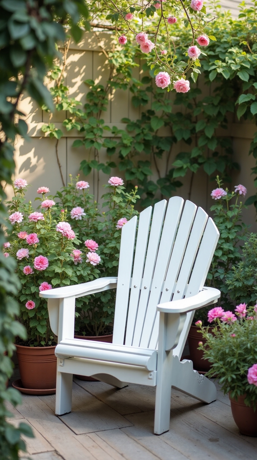 dreamy romantic pastel hued cottage garden retreat