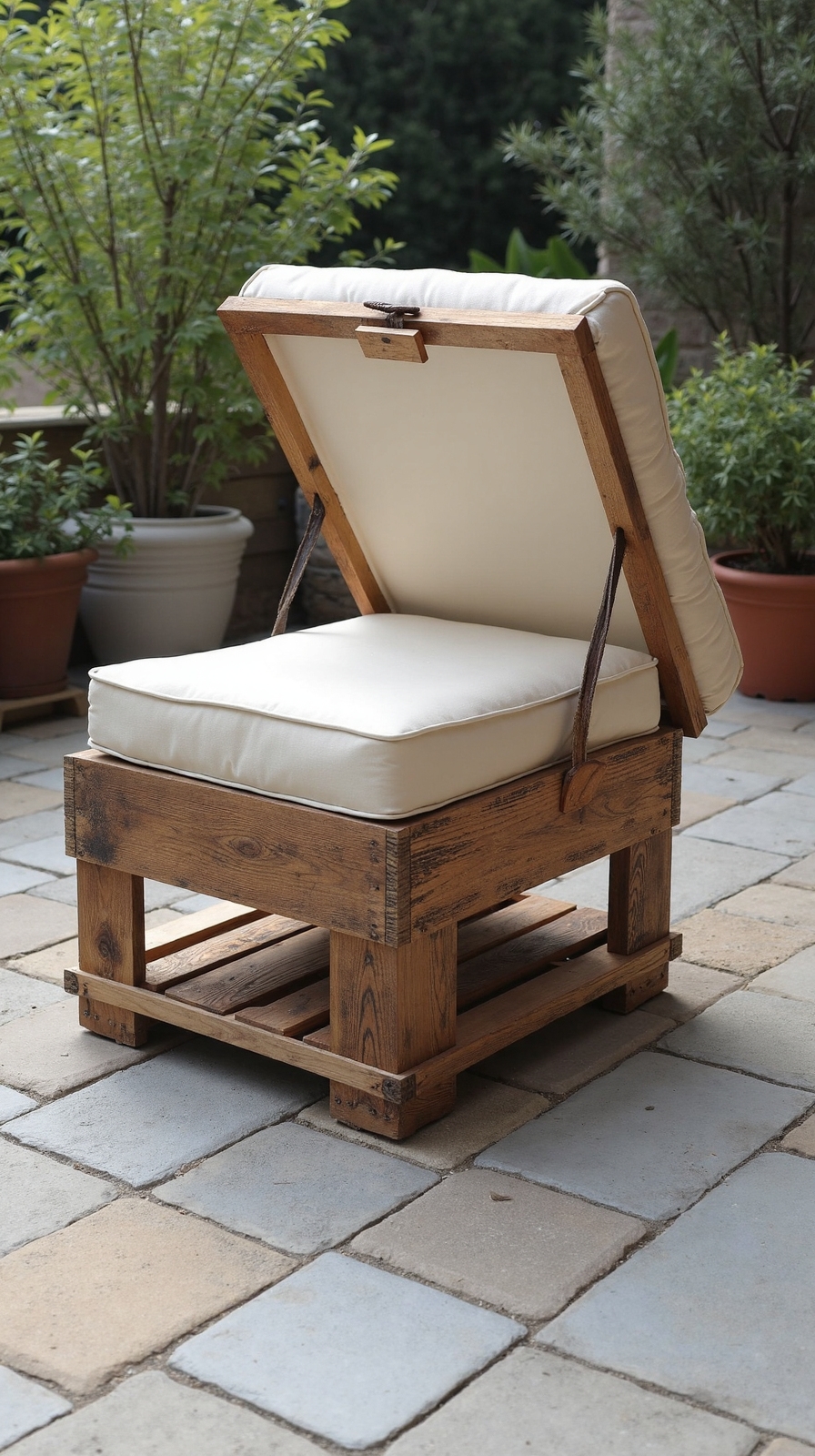 dual purpose patio storage ottoman