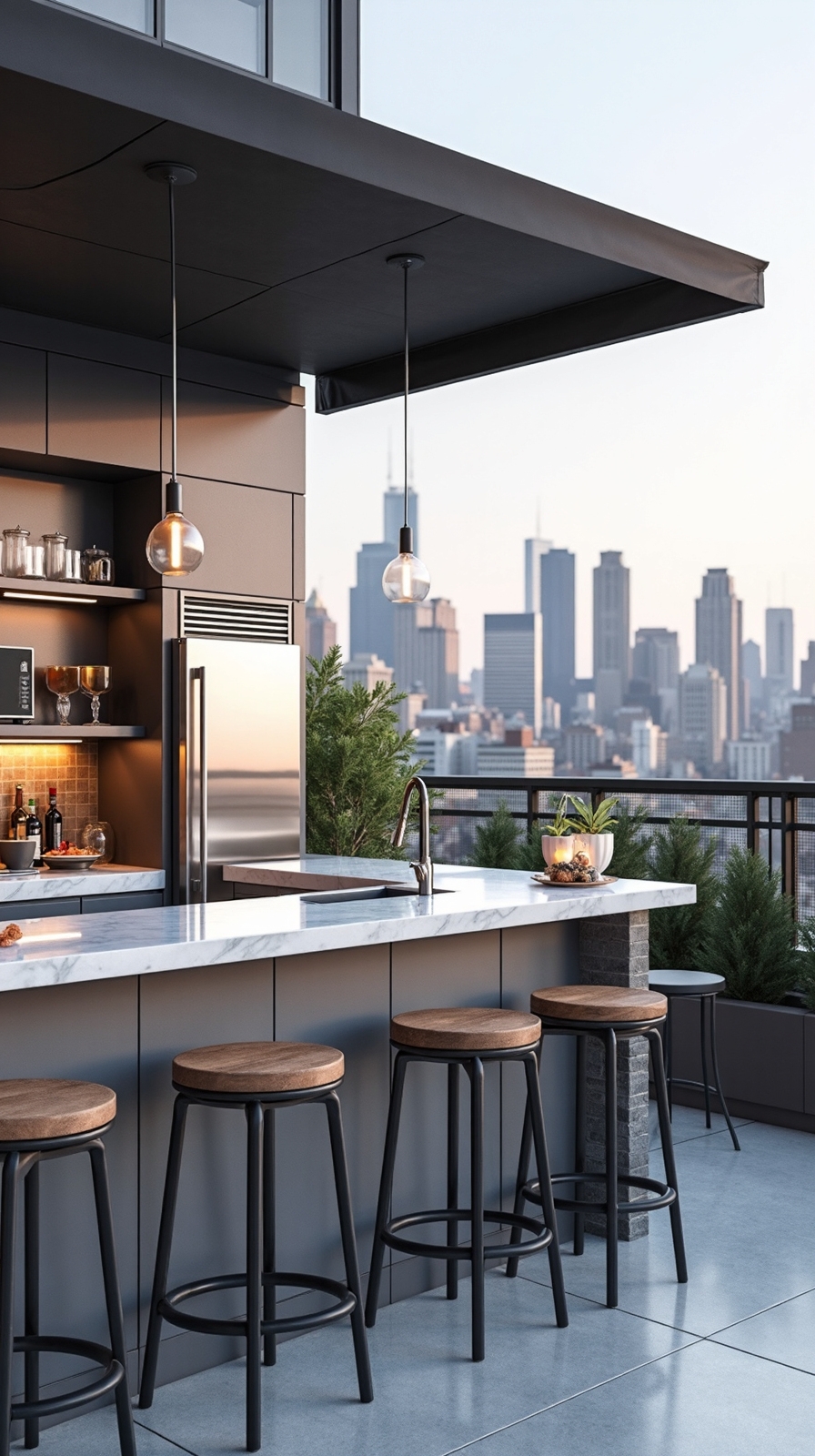 durable functional configurable outdoor kitchen setup