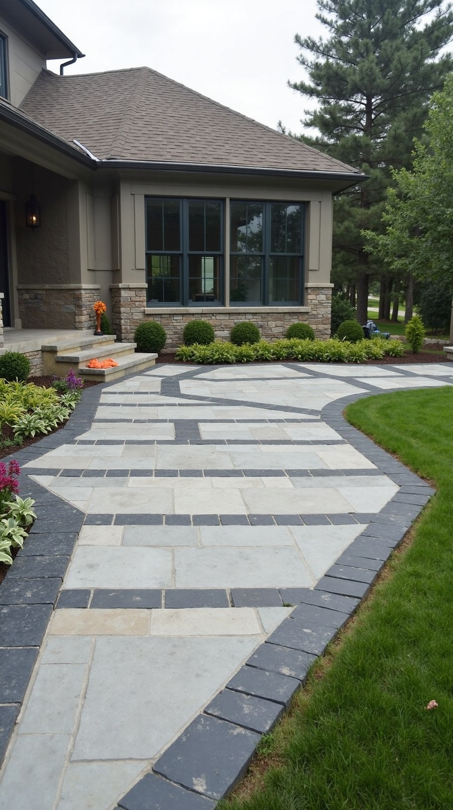 durable low maintenance aesthetically pleasing composite borders