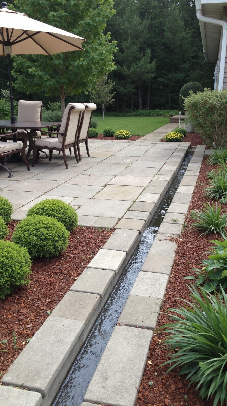 effective patio water management solution
