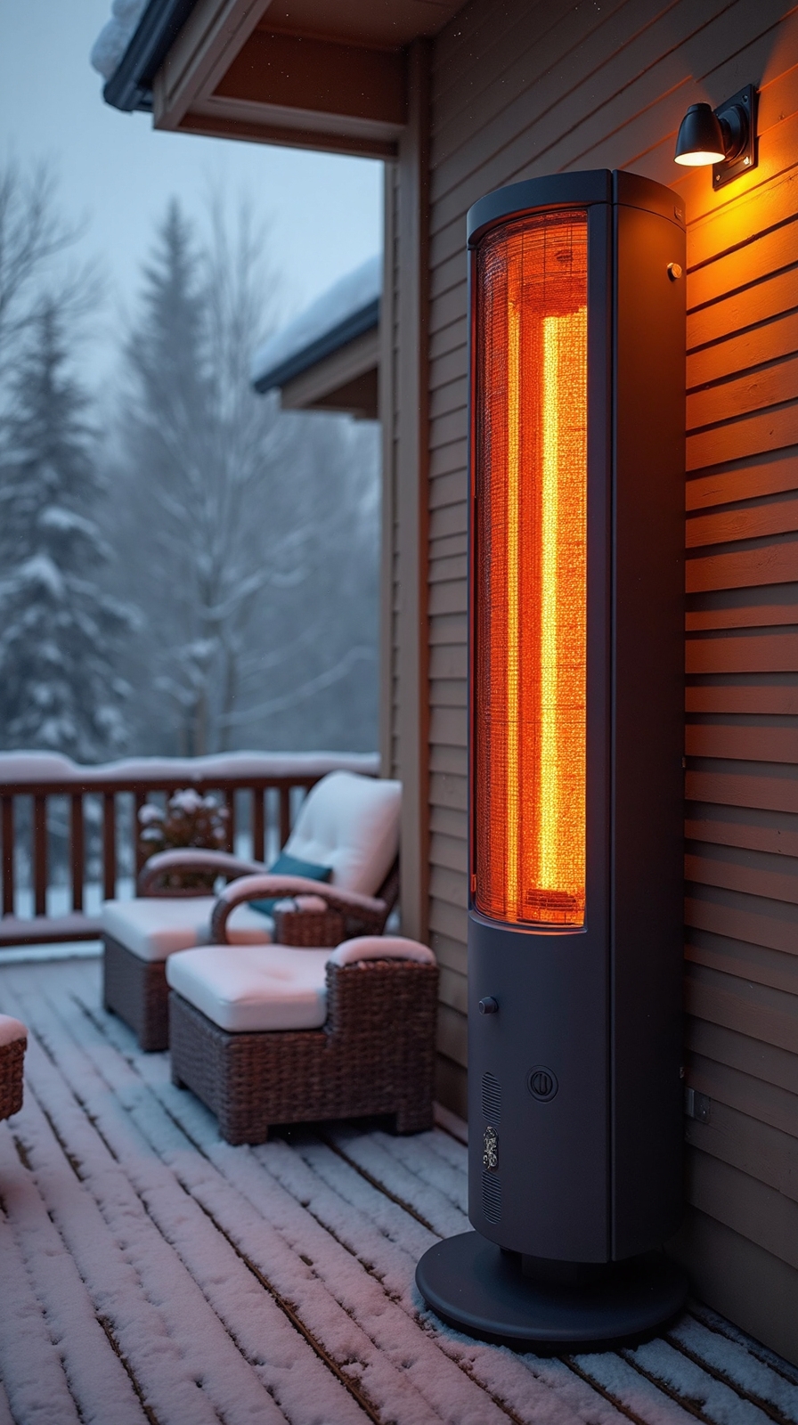 efficient customizable electric infrared patio heating