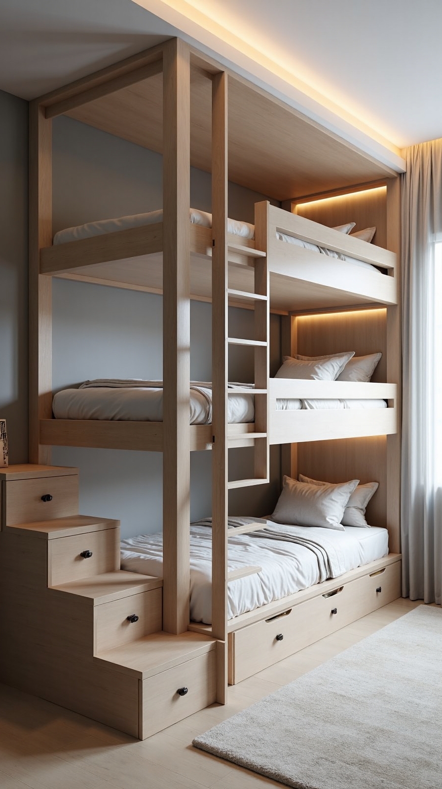 efficient space saving bunk bed configurations