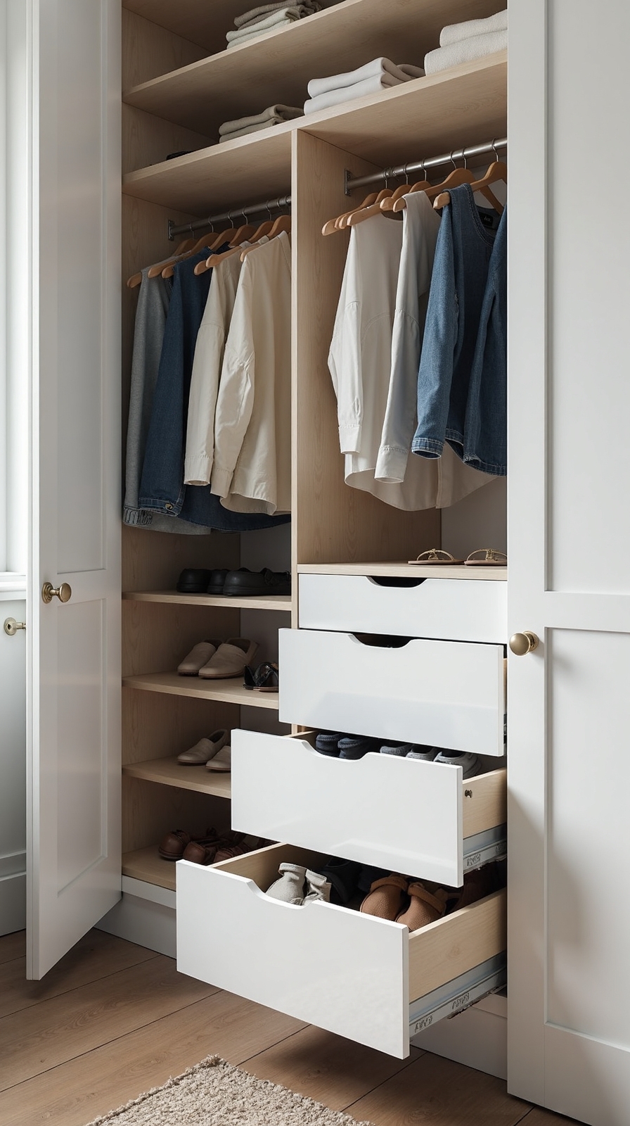 efficient vertical storage system transformation