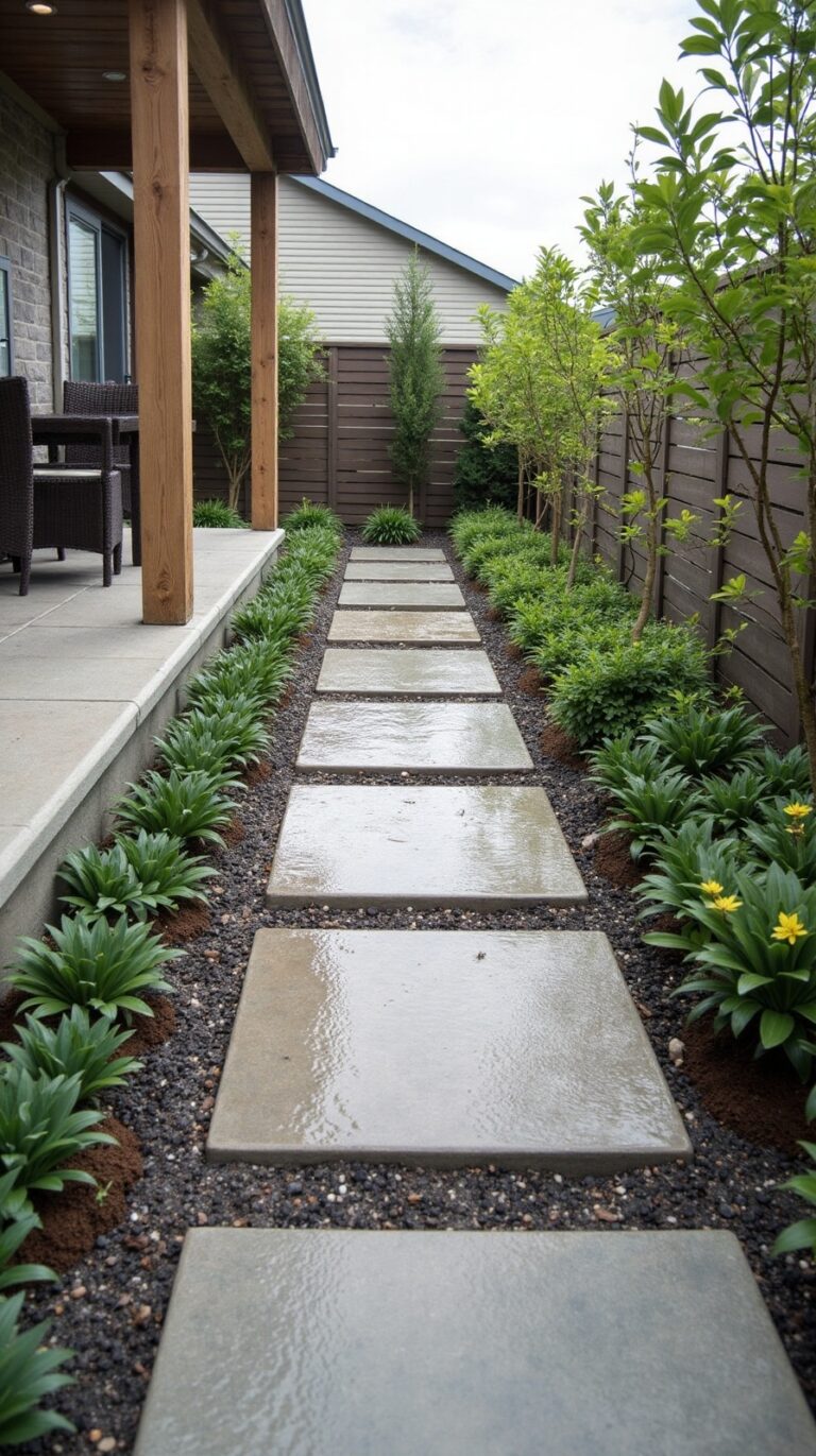 effortless patio drainage seamless yard design