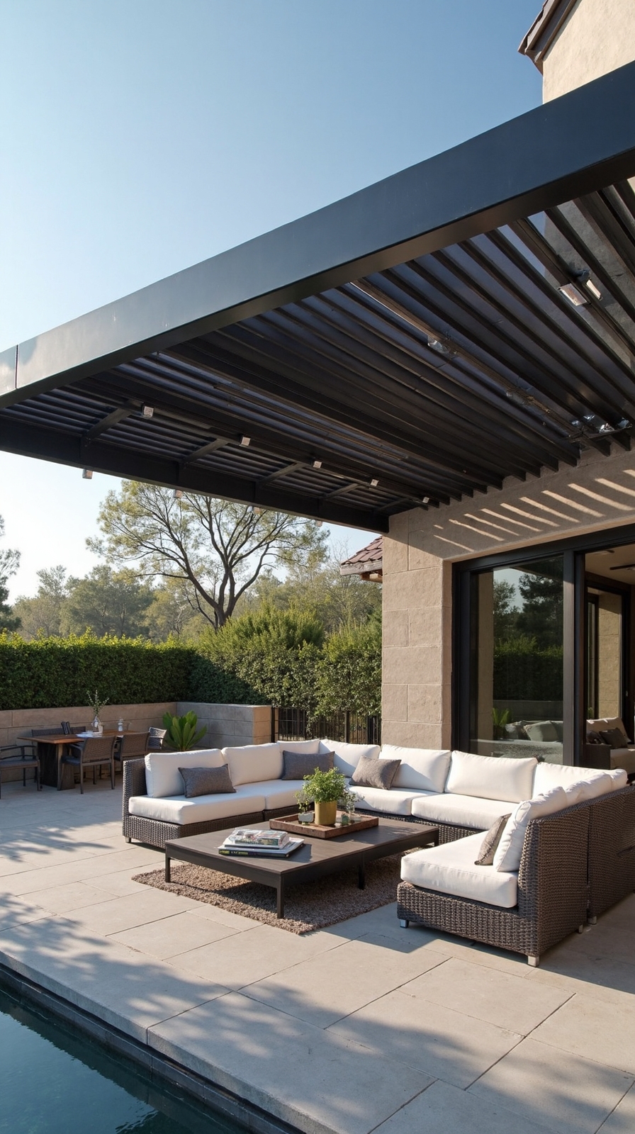 elegant climate controlled low maintenance outdoor solution