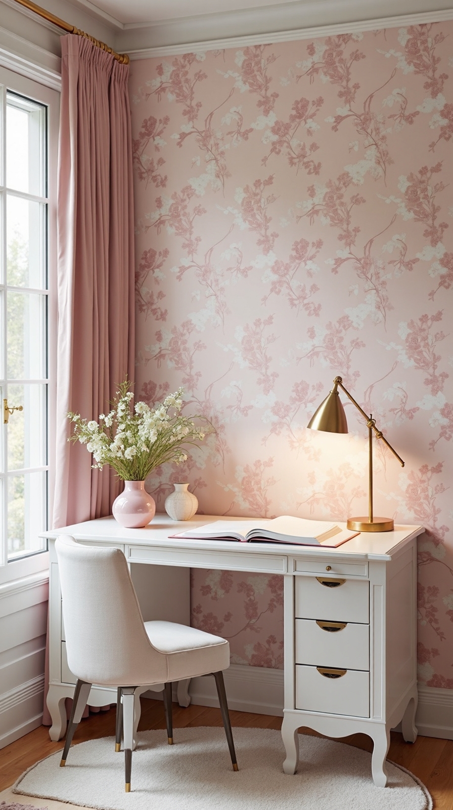 elegant customizable reflective strategic wallpaper accents