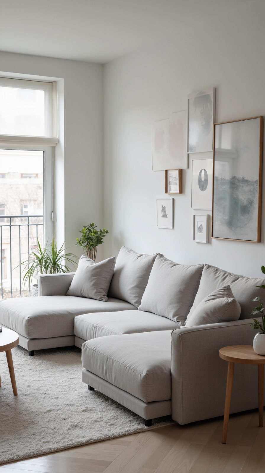 elegant light grey calm modern