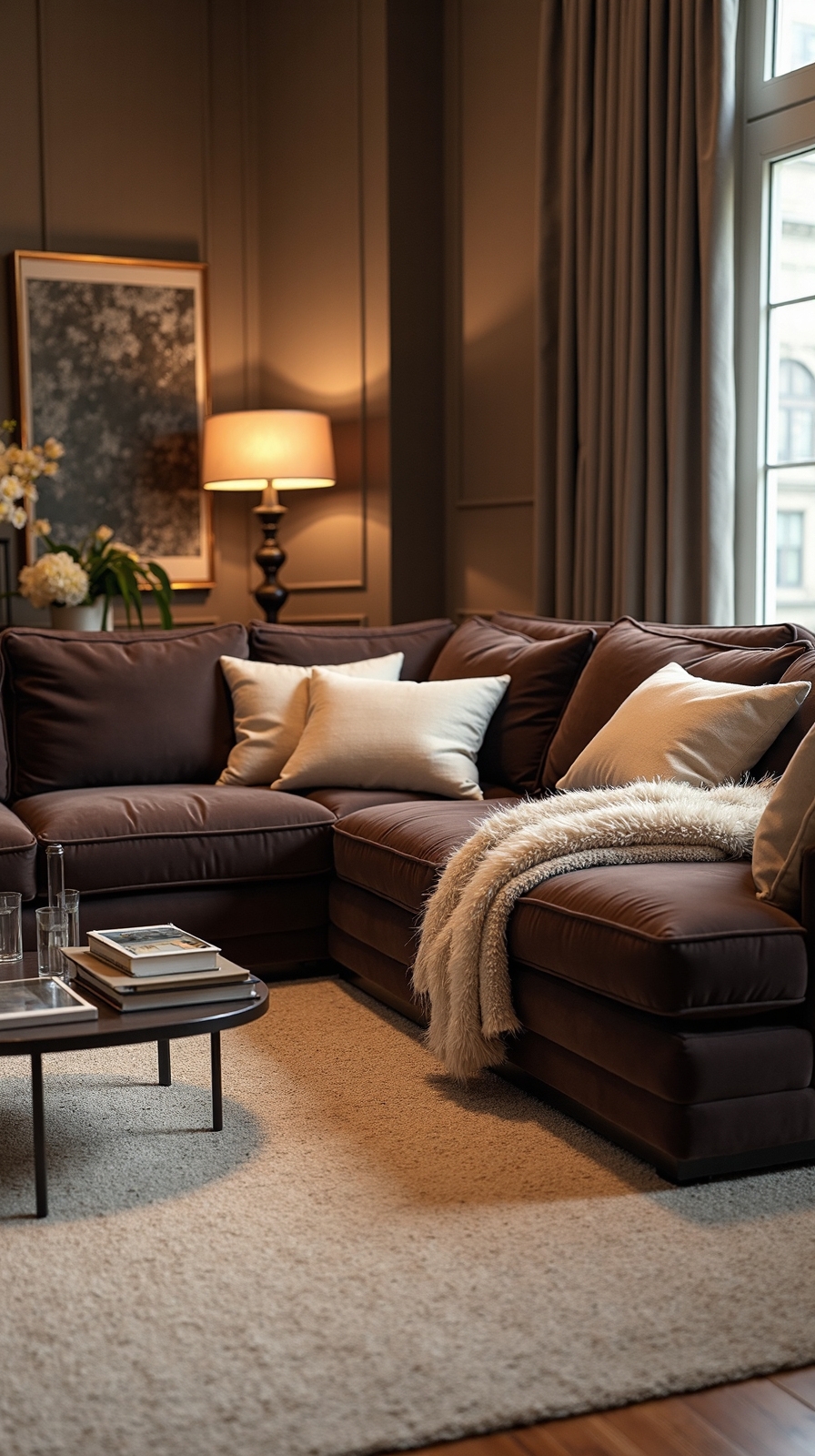 elegant neutral living room design