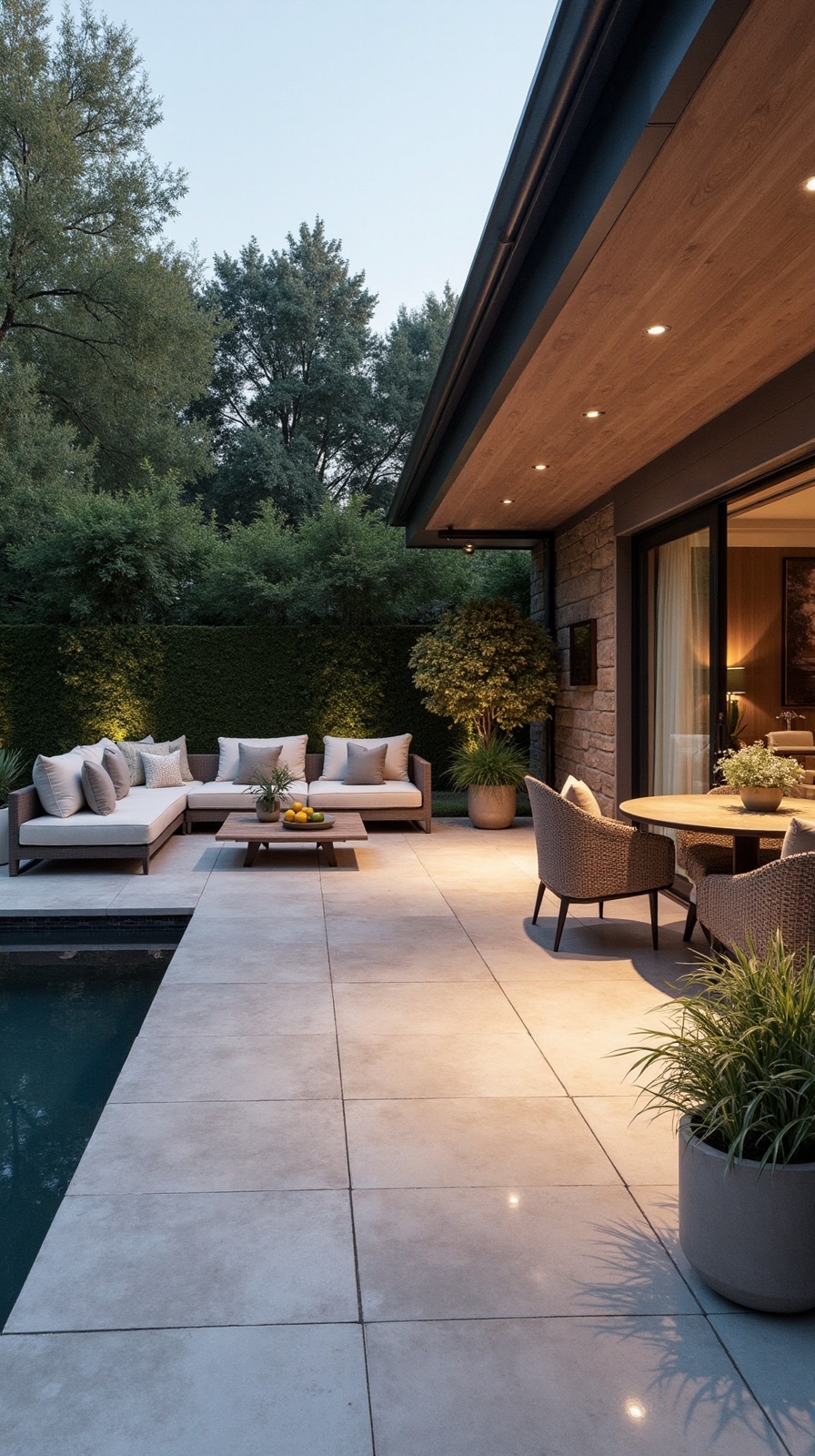 elegant porcelain patio designs