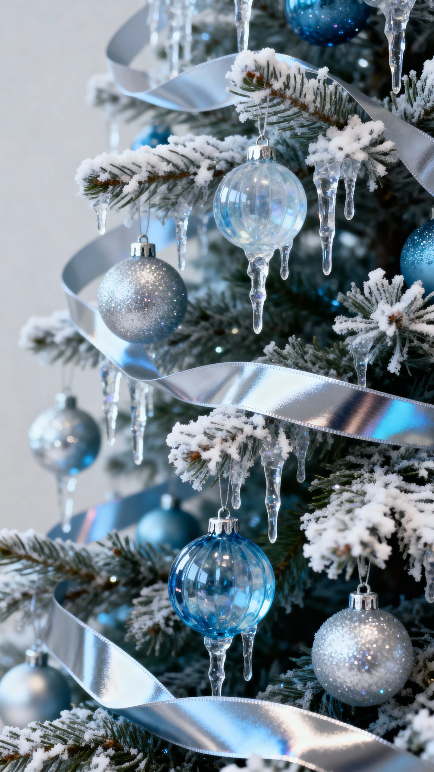 elegant shimmering winter wonderland decor