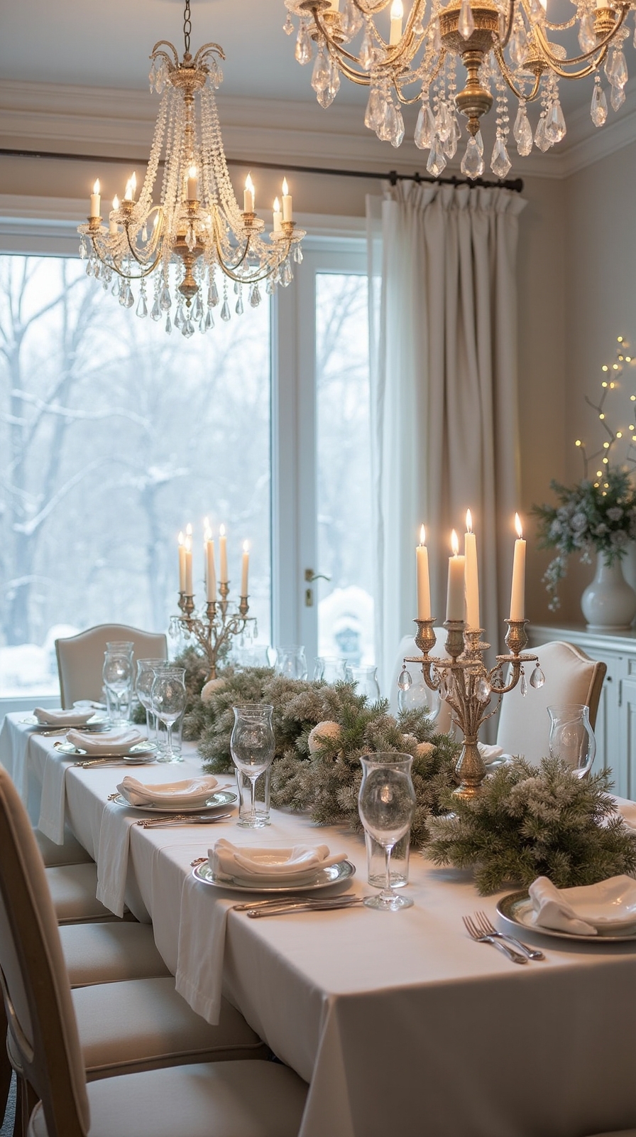 elegant winter formal occasion decor