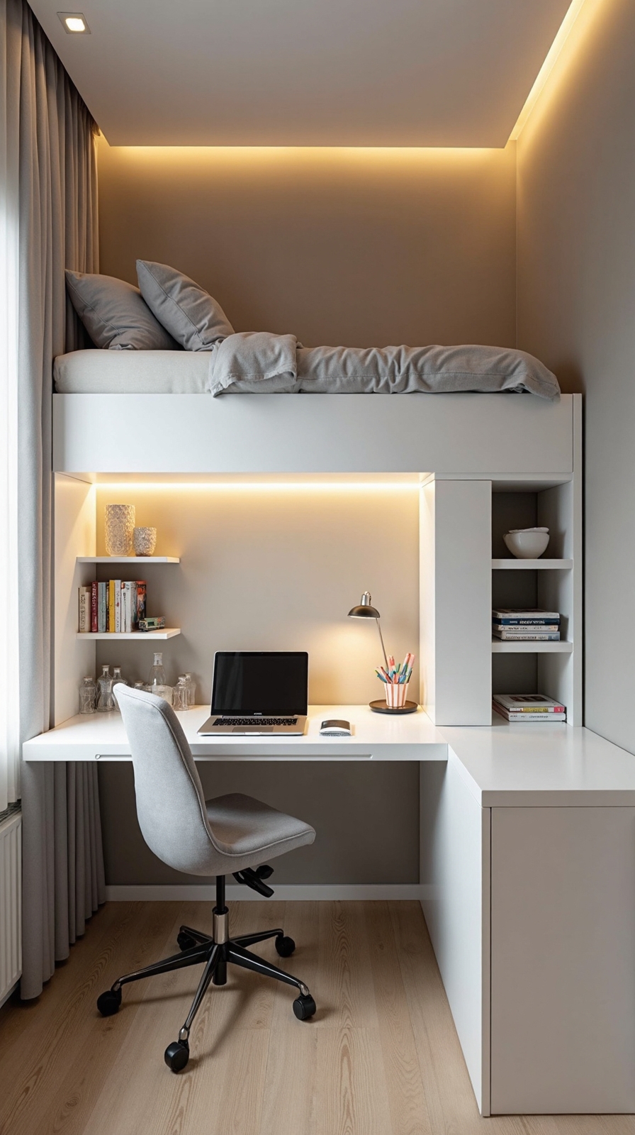 elevated efficient multifunctional space saving