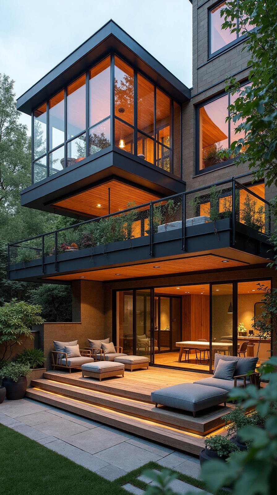 elevated multi dimensional outdoor living sanctuary