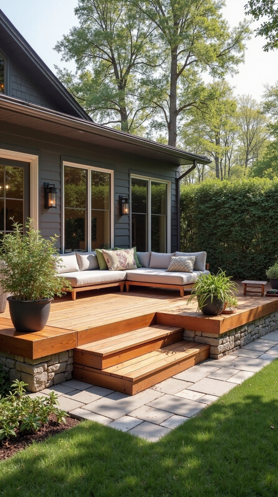 elevated outdoor living design elements