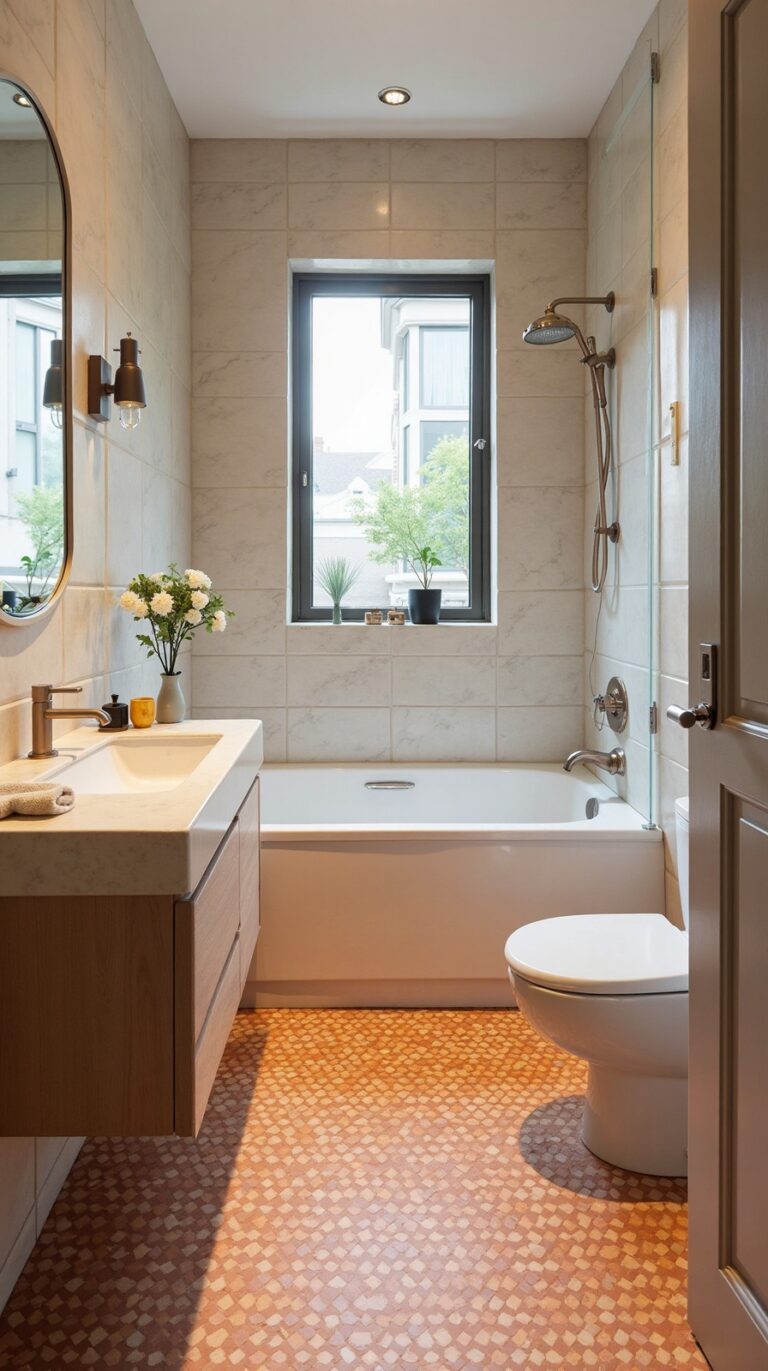 elevating small bathroom flooring ideas