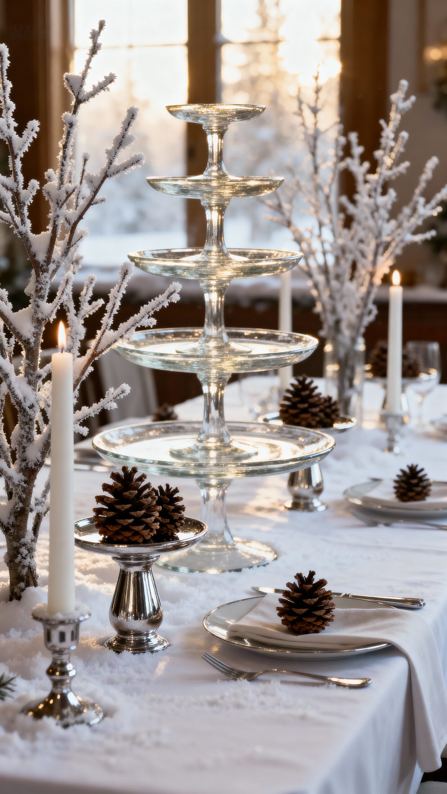 elevating winter table with height