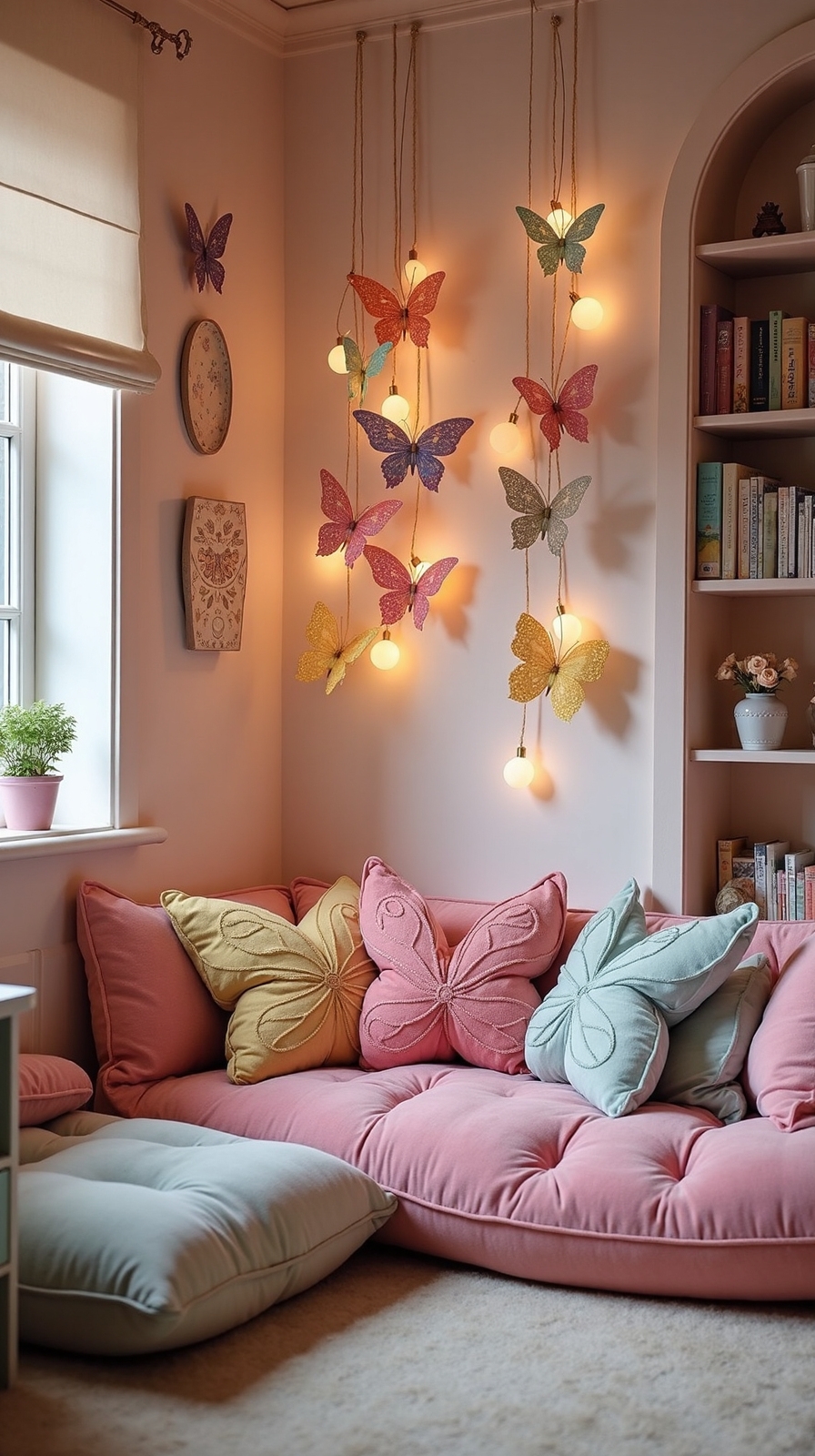 enchanting butterfly themed reading and play