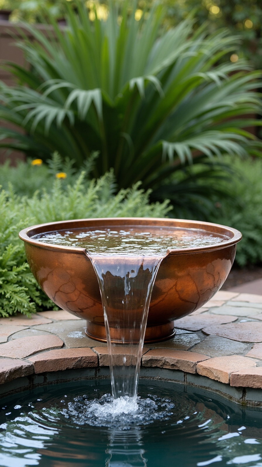 enchanting copper water feature sanctuary