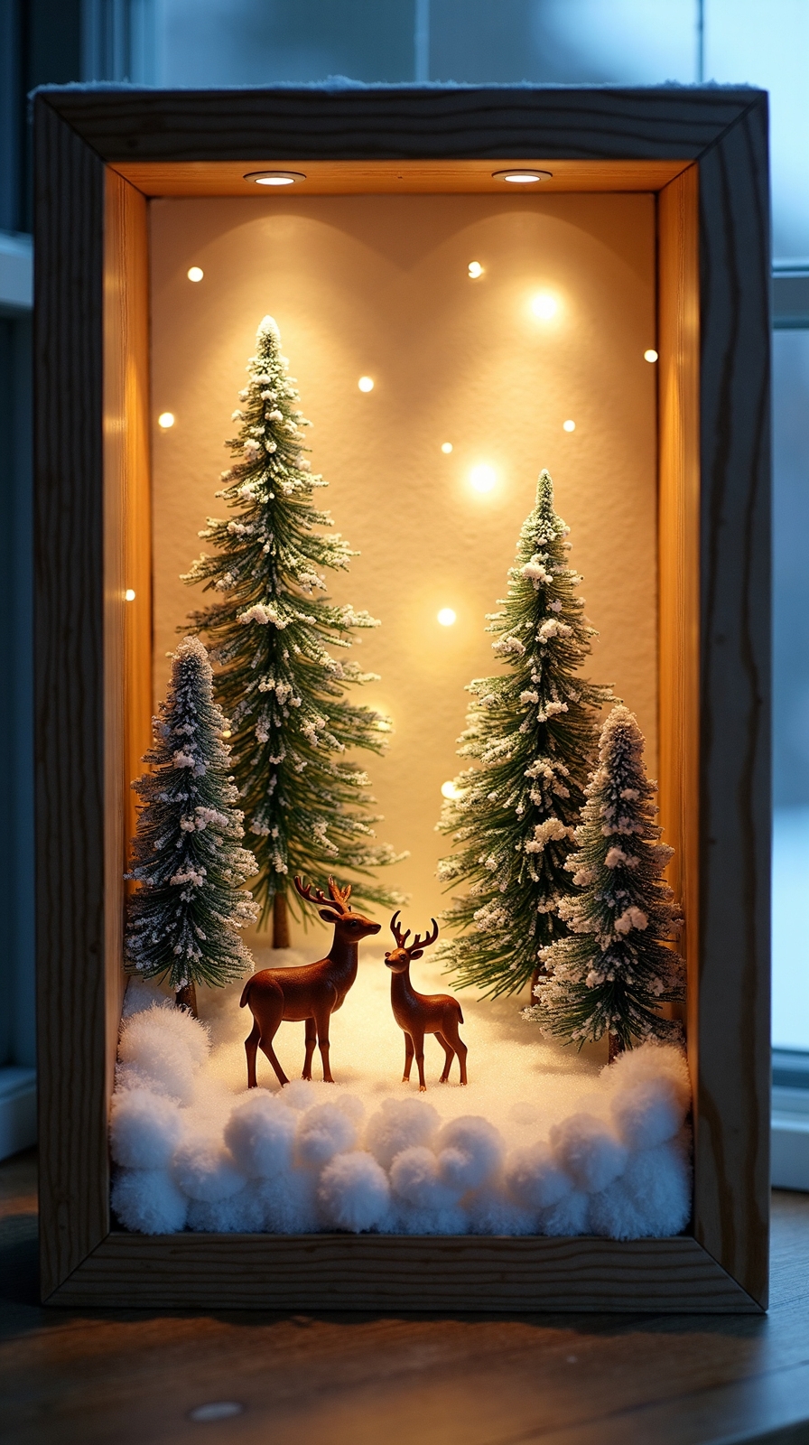 enchanting miniature winter woodland scenes