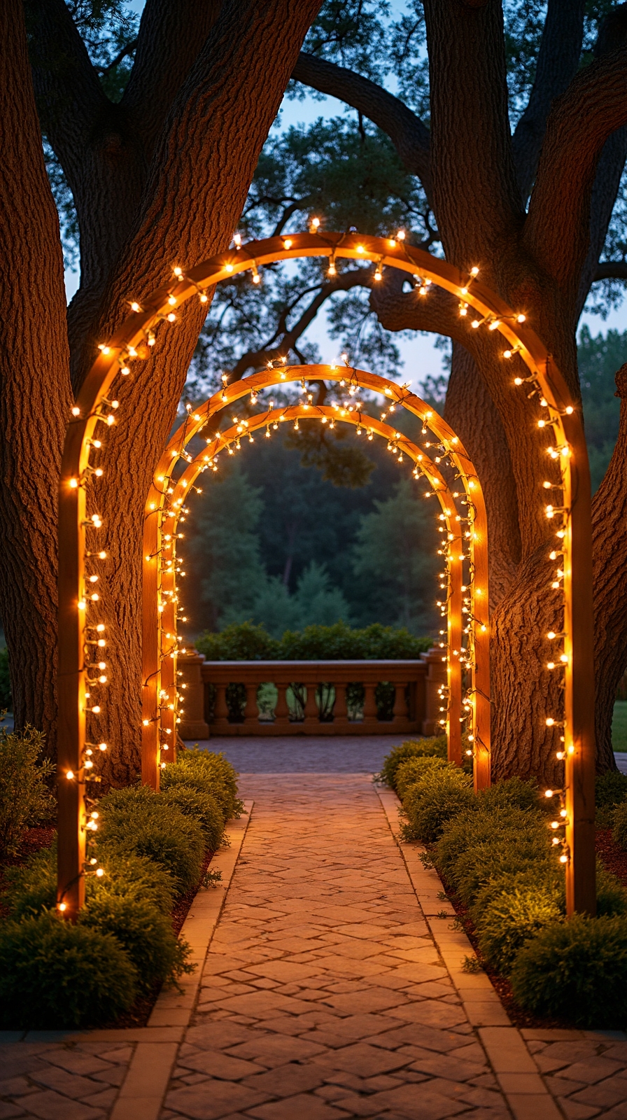 enchanting outdoor lighting customizable possibilities