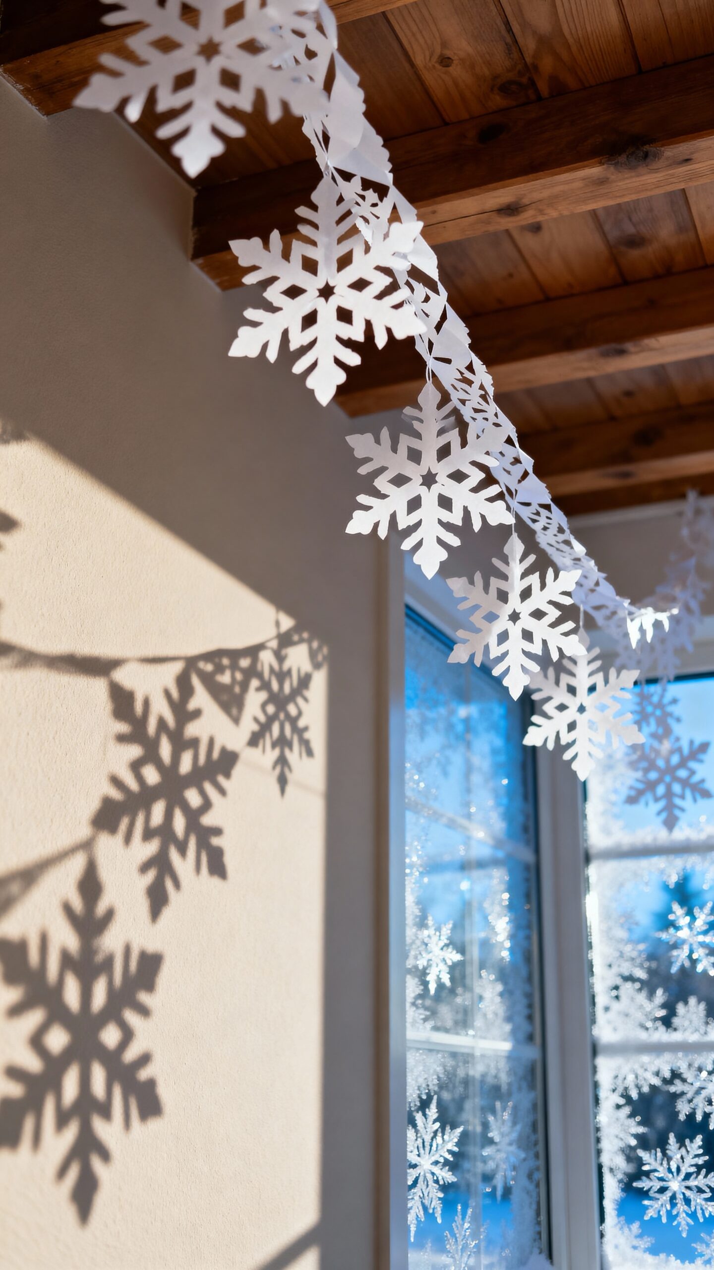 enchanting winter ceiling decorations