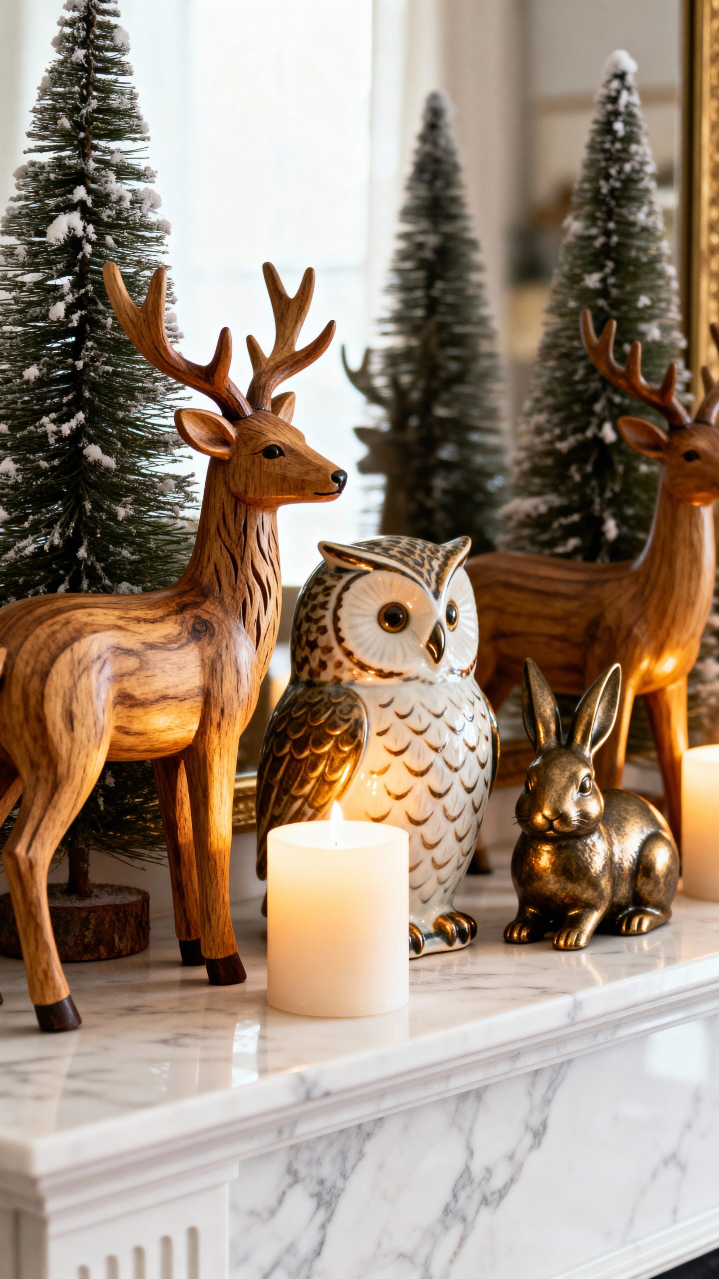 enchanting winter wildlife nature display