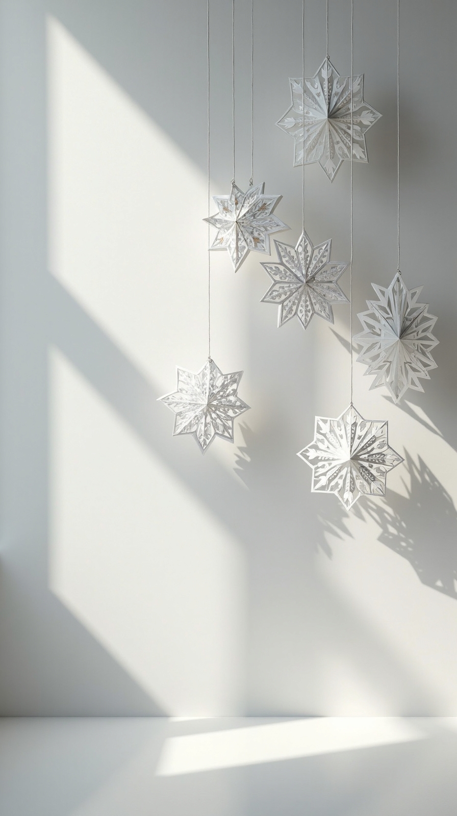 enchanting winter wonderland snowflake decorations