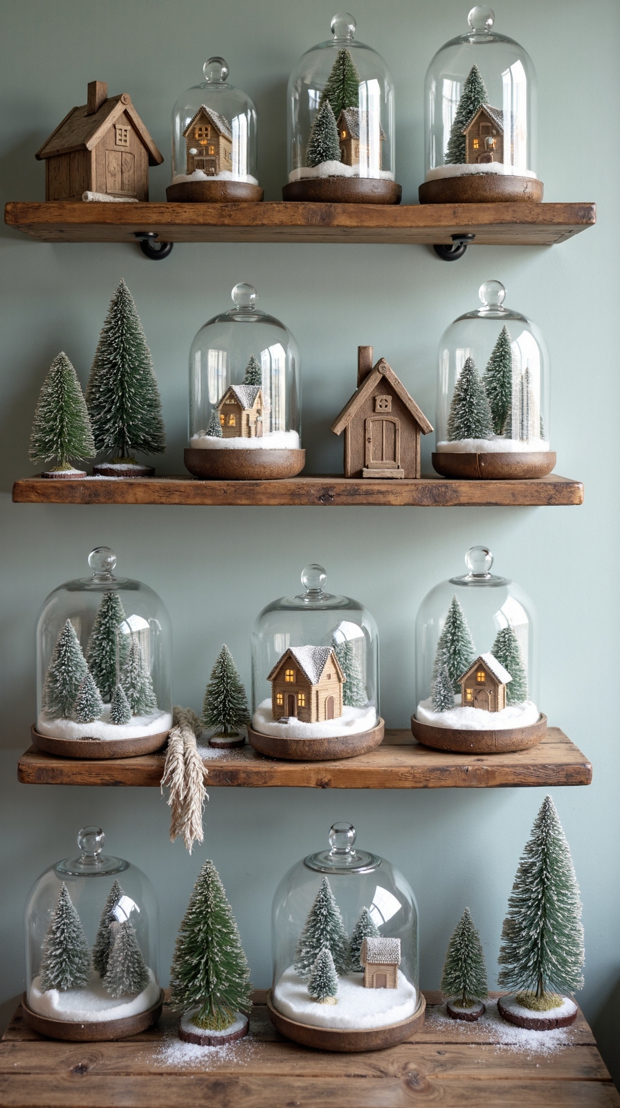 enchanting winter wonderland terrariums crafted