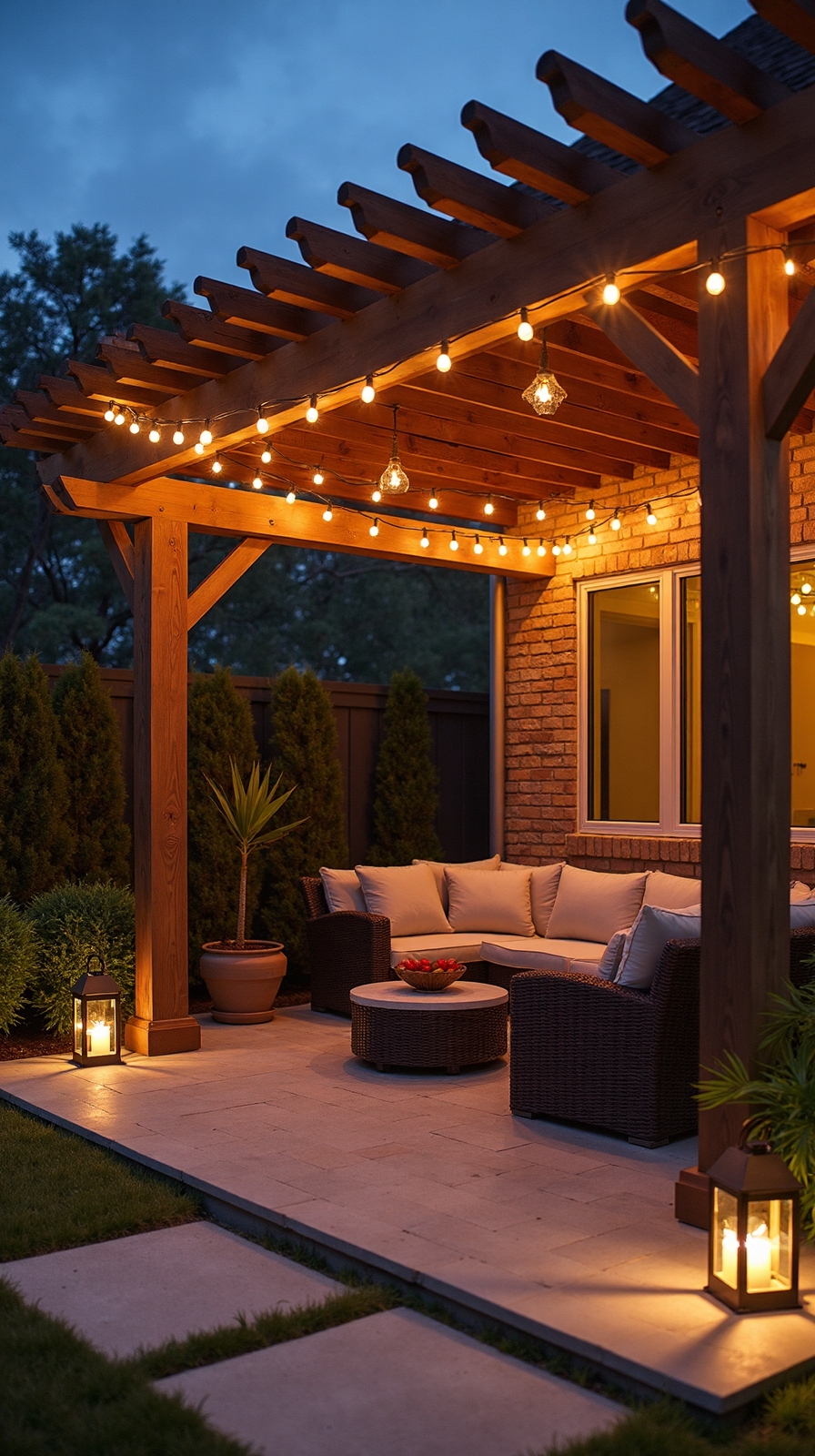 enclosed corner patio overhead lighting solutions