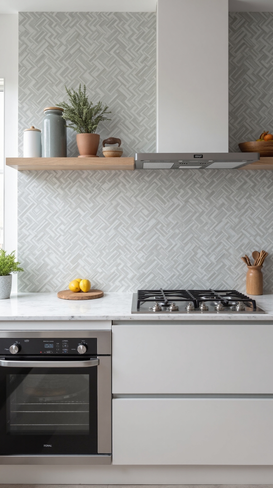 energetic chevron tiles captivate movement