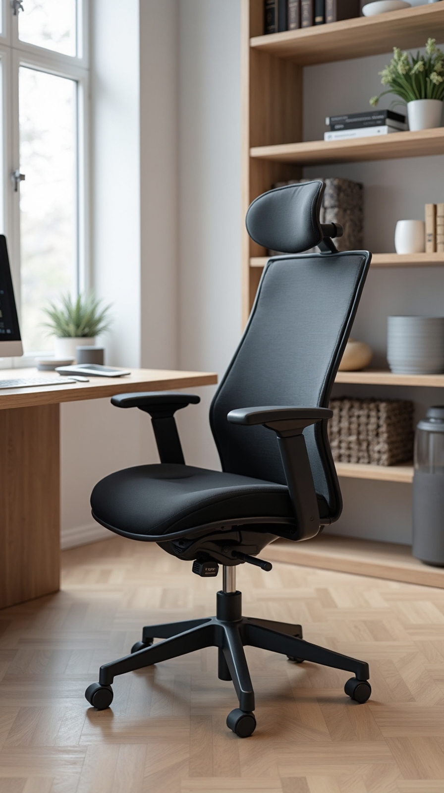 ergonomic adjustable lumbar supporting comfortable chair