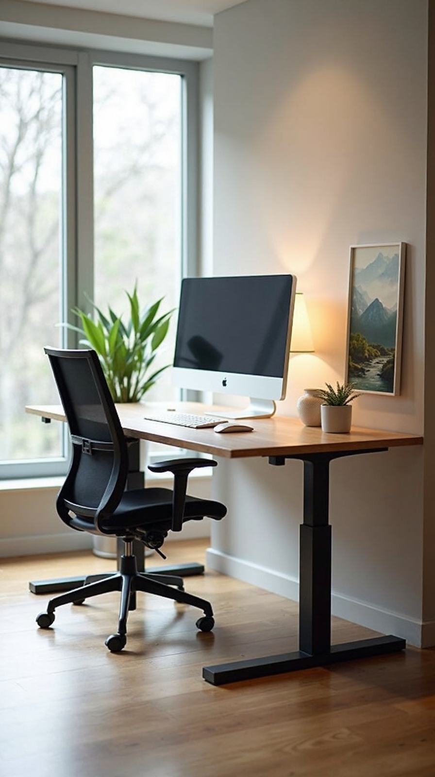 ergonomic chair desk height alignment