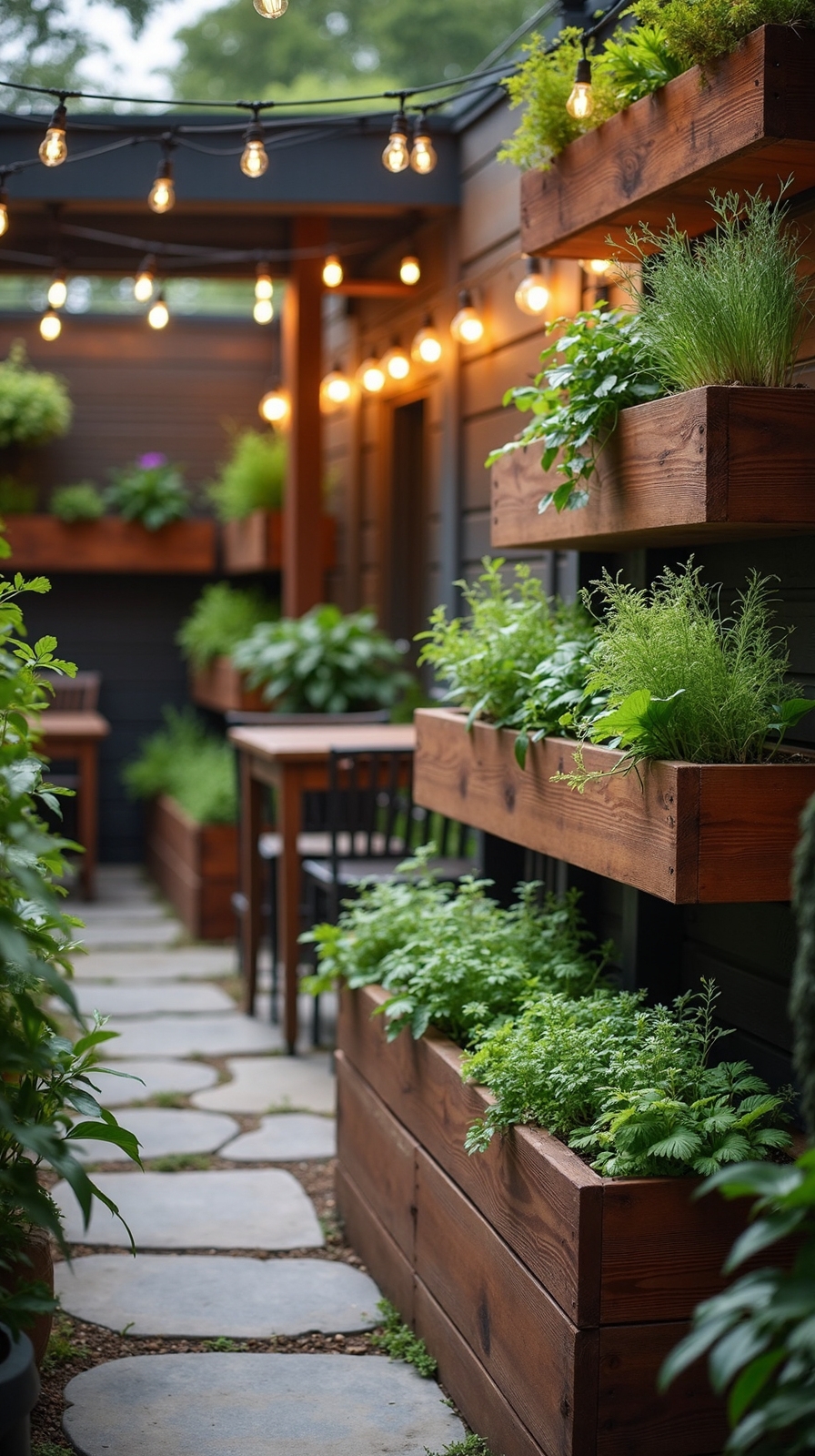 evolving outdoor room with living decor