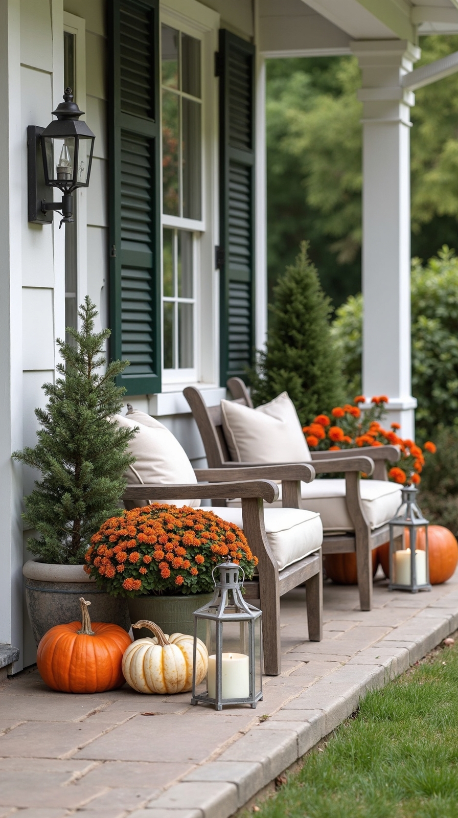 evolving seasonal patio decor displays