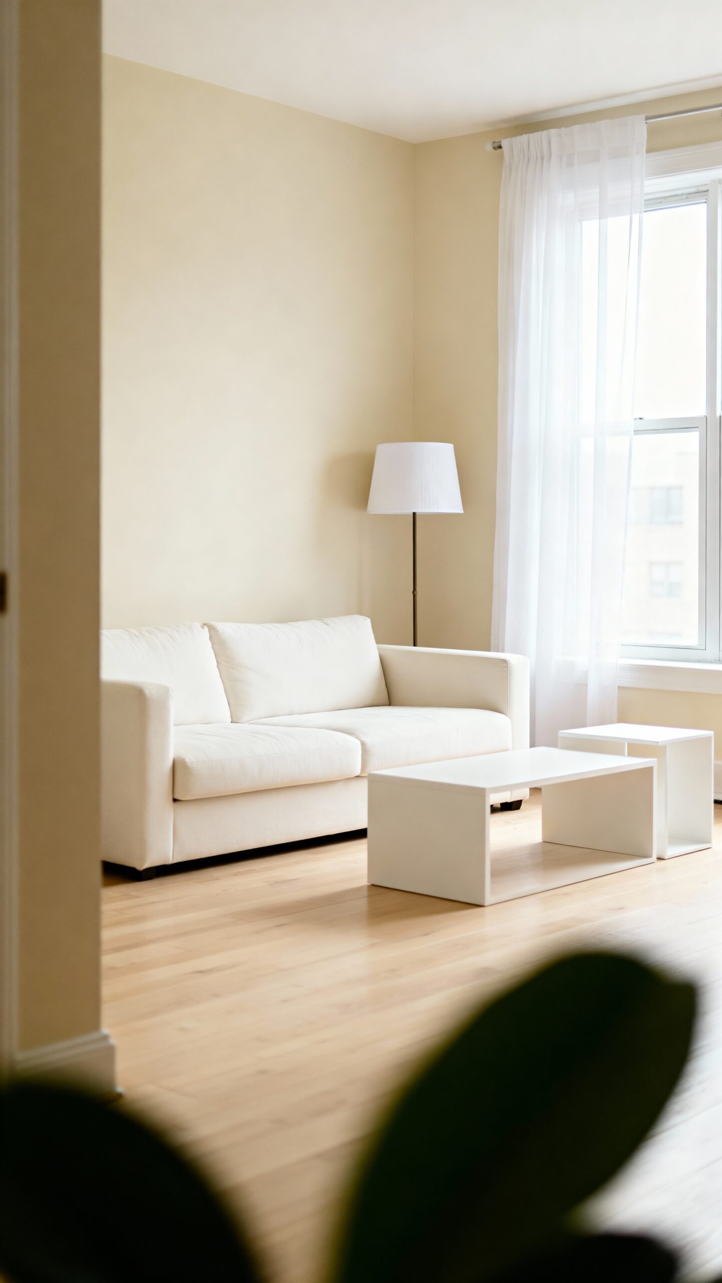 expand visually with light colors