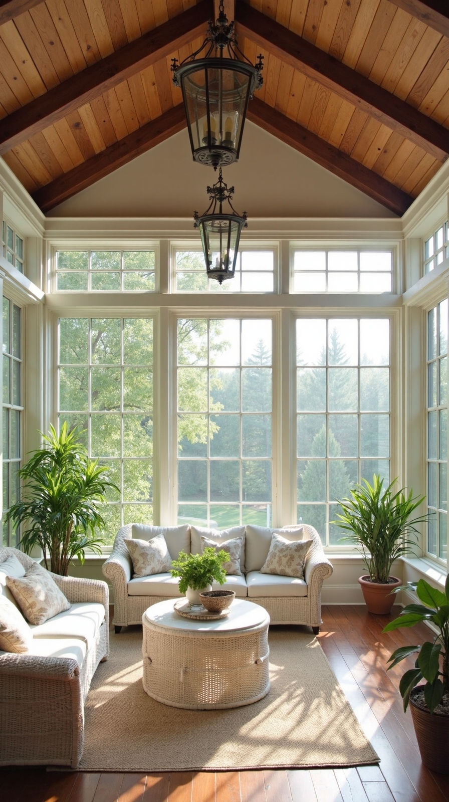 expansive airy year round living sunroom