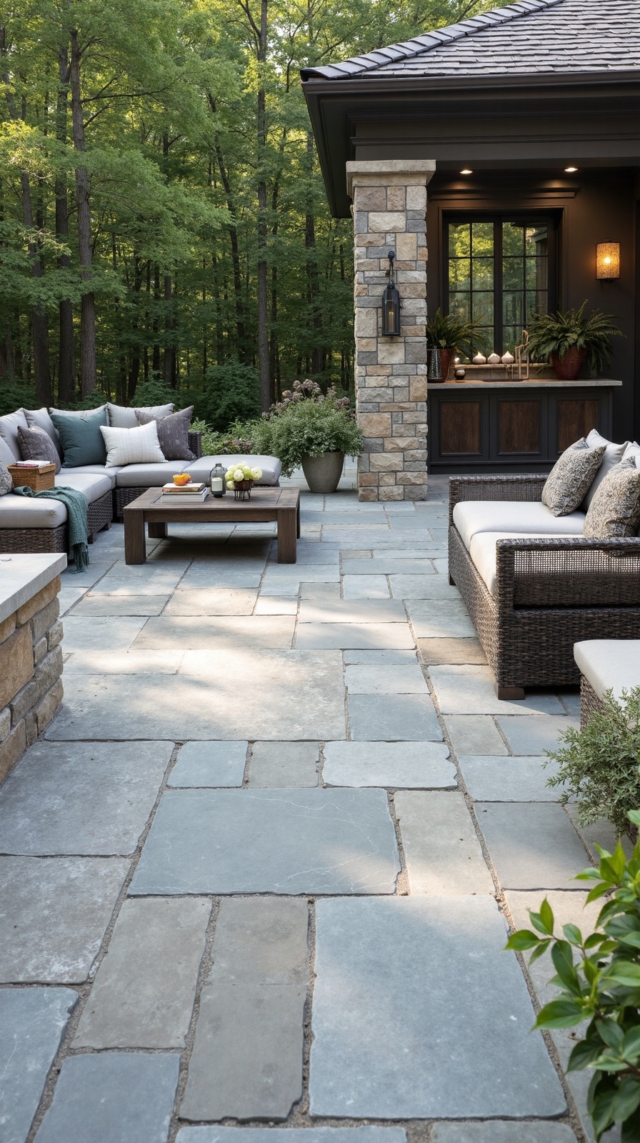 expansive dramatic slip resistant minimal maintenance