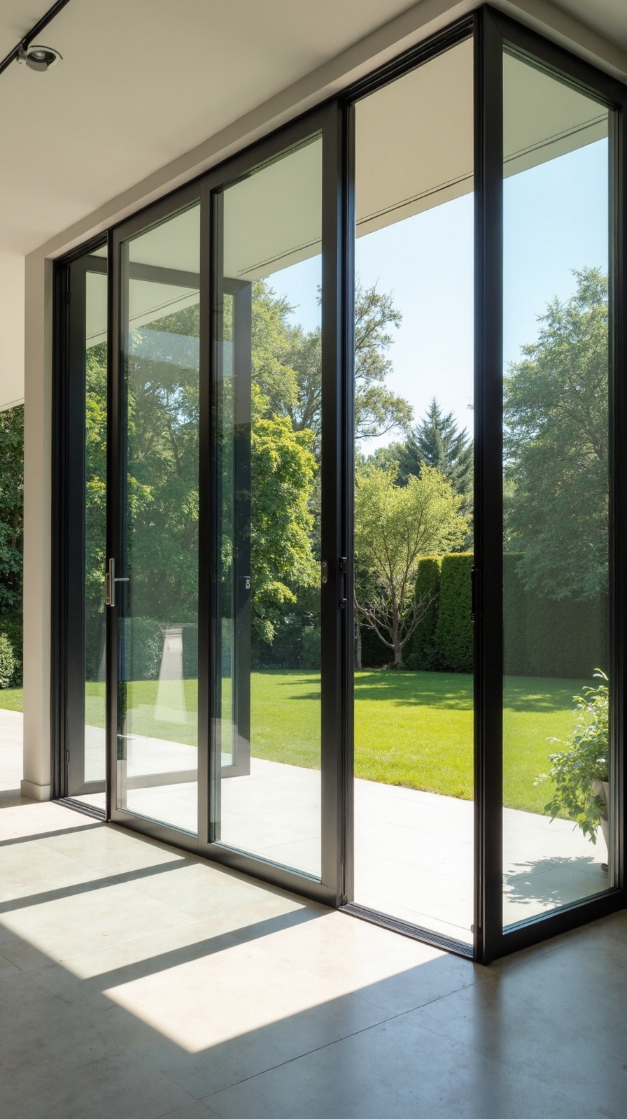 expansive indoor outdoor connection natural light panoramic views