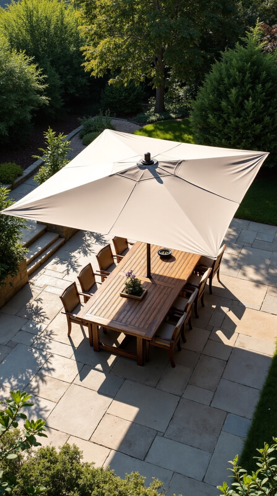 expansive outdoor shade coverage solution